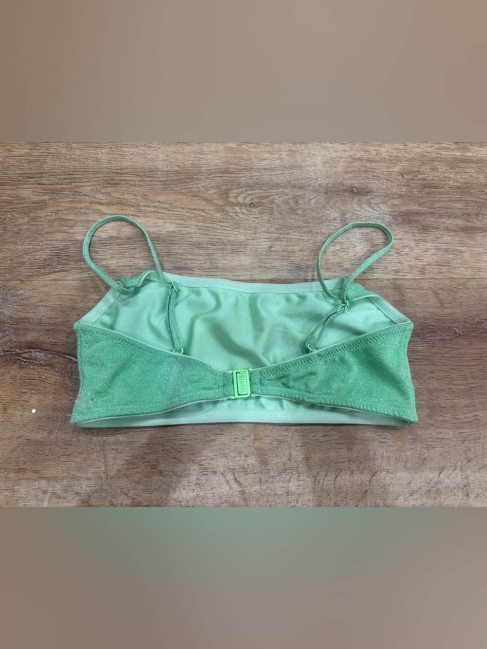 triangl swimwear Green Textured Bikini Top - Picture 3 of 5